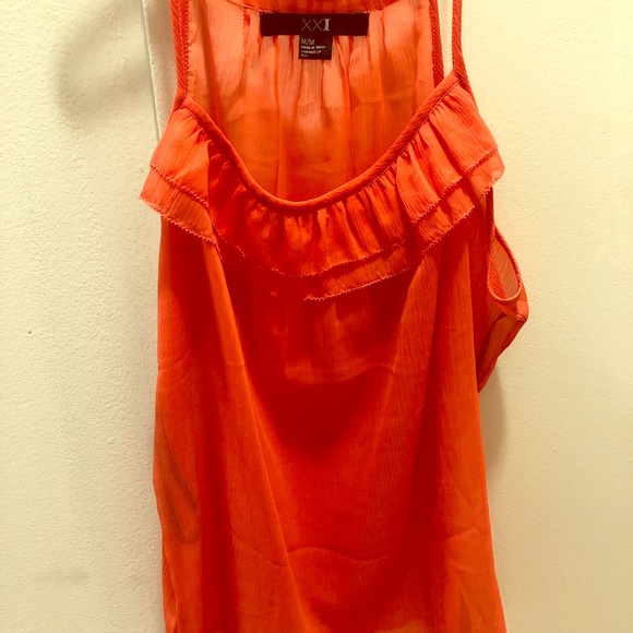 Peach orange tank - Picture 1 of 2